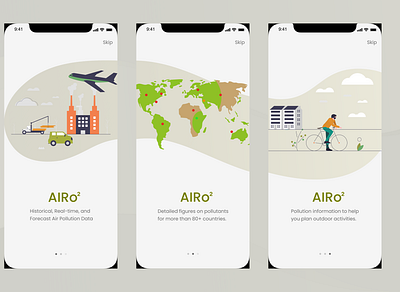 Air Pollution Data Quality App air mobile mobile app pollution xd design xddailychallenge