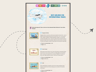UI Travel site / Web design airlines design travel travel site ui web webdesign website xd design