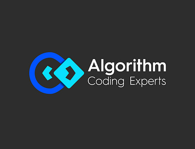 Algorithm Coding Experts logo and branding algorithm brand brand designer brand identity coding logo coding symbol creative concept letter a logo letter c logo logo design logos