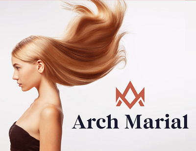 Arch Marial logo and Branding a logo a m logo app arch logo brand identity company logo icon logo logo design logodesign luxury brand luxury branding minimal ui