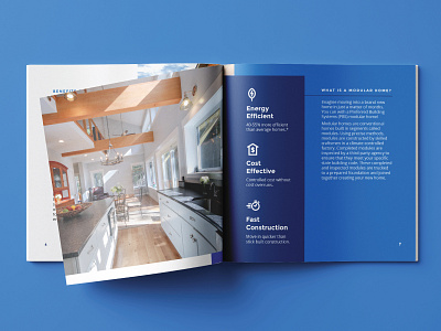 Modular Home Construction Sales Brochure