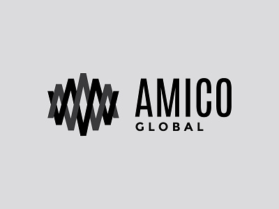 AMICO Global Logo Concept architecture branding concept design fencing flat graphic design icon identity logo manufacturing metal minimal security