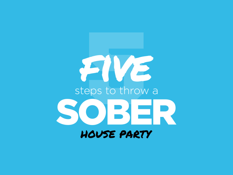 5 Steps to Throw a Sober House Party after animation effects graphics house illustrator motion nonprofit party sober steps