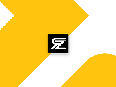 RZ James Icon brand construction contractor design flat icon identity logo minimal monogram stroke