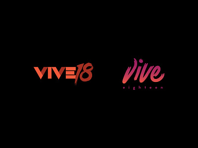 Vive 18 brand branding design identity illustrator logo party sober teen