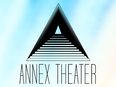 Annex Theater Concept Logo Reworked baltimore annex theater branding identity logo simple typography