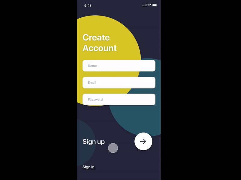 Sign-in, Signup page dailyui design ui ux