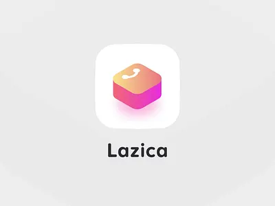 Lazica Logo Design animation app design brand identity branding ecommerce graphic design logo logo design logomotion motion design motiongraphics online shop logo