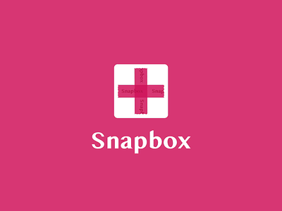Snapbox Logomotion animation branding graphic design logo logodesign logomark logotype motion design motion graphics pink social media vector