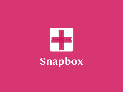 Snapbox Logomotion animation branding graphic design logo logodesign logomark logotype motion design motion graphics pink social media vector