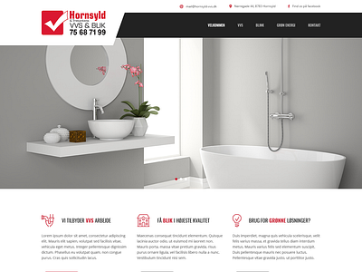 Webdesign - Hornsyld VVS & Blik