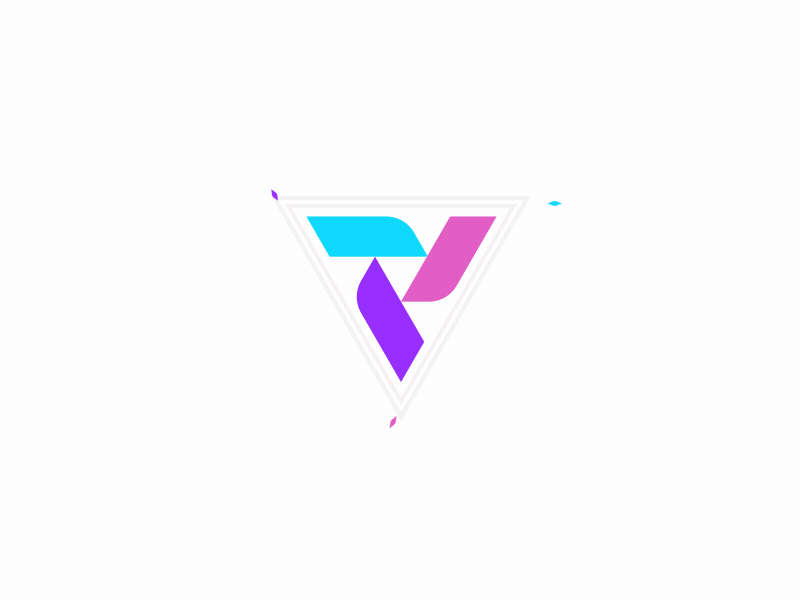 VISION - Logo animation 2d 2d animation after effect animation branding gif identity logo logo animation motion design motion graphics