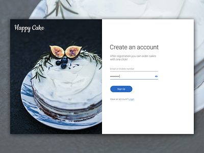 Sign Up Page/Daily UI #001 dailyui dailyui001 signup