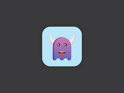 App Icon/Daily UI #005 app icon cute monster dailyui dailyui005 monster