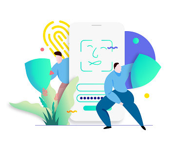 Mobile App Secure Payment Feature Illustration appdesigner customillustrations developer illustration indentify isometric mobile app payment redesign secure security ui ux webdevelop webdevelopers webdeveloping webdevelopment