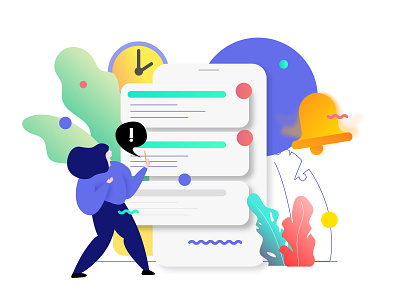 Notification Feature Illustration appdesigner customillustrations developer ewallet illustration isometric mobile app notification redesign ui ux webdevelop webdevelopers webdeveloping webdevelopment