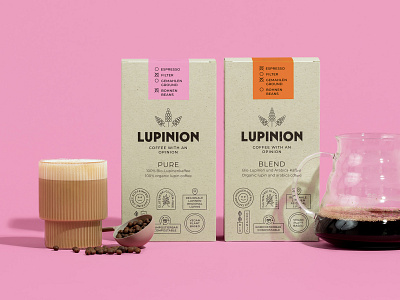 Lupinion Coffee Packaging