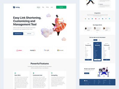 Wispy Landing Page