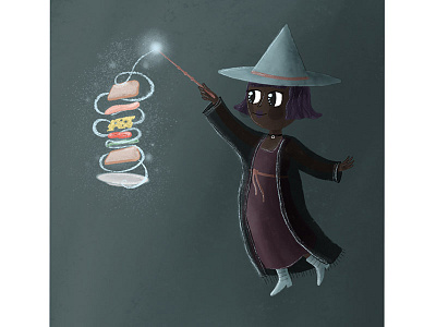 Sand Witch character design children book illustration design digital painting illustration magic magical witch witches