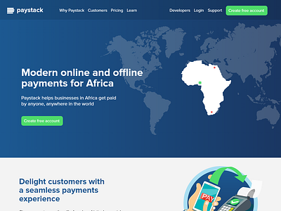 Paystack Website Redesign