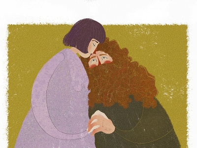 Hagrid and Madame Maxime adobe adobe photoshop art belarus cartoon character cartoon illustration character digital digitalart harry potter harrypotter illustration illustration art illustrator sketching