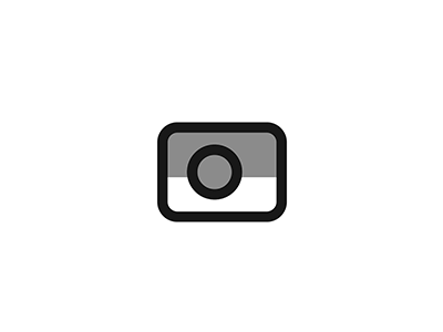 Camera Icon animation black and white camera click motion outline