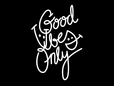 Good Vibes Only affinity designer inspiration typogaphy