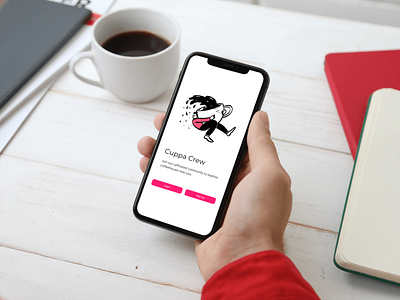 CuppaCrew App Concept app coffee coffee cup coffee shop figma figmadesign homepage local login signup ui