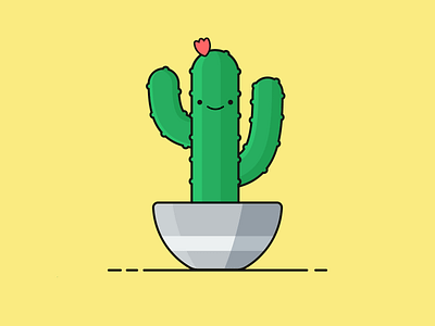 Day 2/100: Little cactus buddy