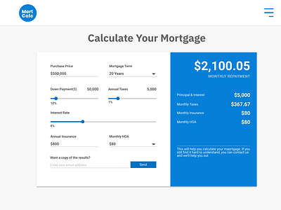 Mortgage Calculator