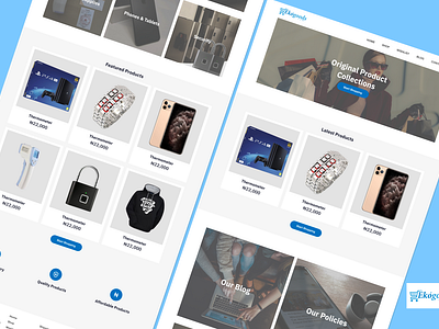 E-commerce Landing Page