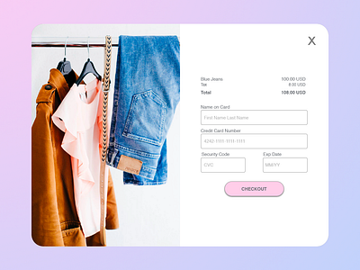 Daily UI - UI002 - Checkout Page checkout page ui ui challenge ui design uidaily ux ux ui