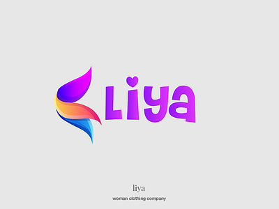 Liya company logo - woman clothing company azerbaijan branding graphic design logo photoshop vector