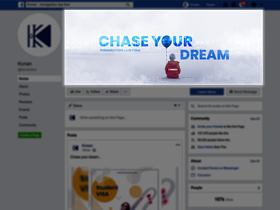 Konan Law Firms Facebook Cover Design