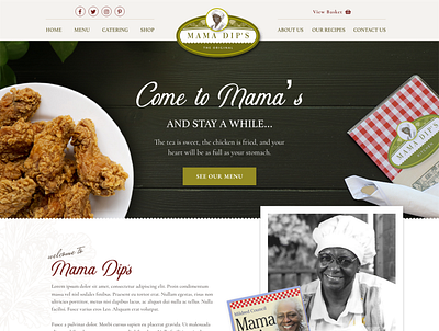 MAMA Home DRAFT 10 3 19 illustraion photography ui web design