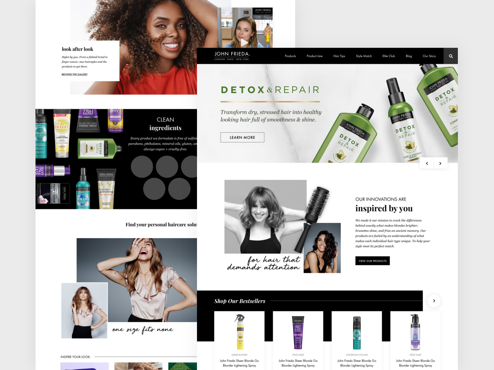 John Frieda Redesign By Sarah Smolen On Dribbble   John Frieda Redesign 4x 