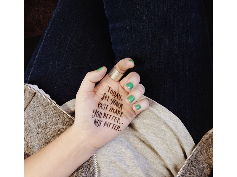 better not bitter inspiration handwritten lettering design quote photogrpahy