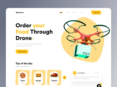 Food Delivery - Web Design