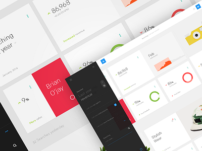 Askdata Data Visualization Concept app contemporary dashboard design minimal social ui user experience user interface ux web app