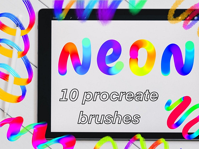 Neon Procreate Brushes