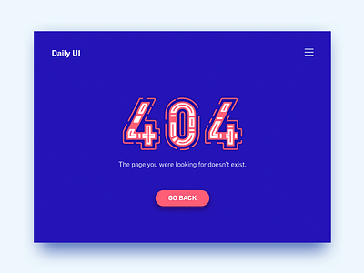 DailyUI#08 - 404page