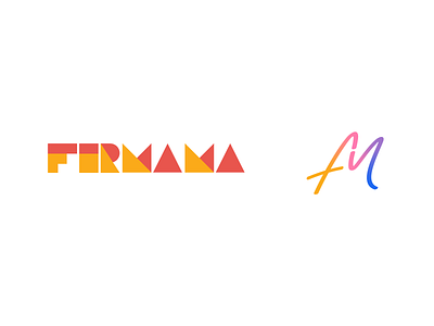 Firmama enterpreneur logotype monogram vector