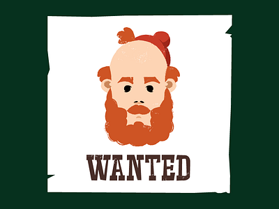 Drwal Wanted lumberjack trendy vector wanted woodcutter