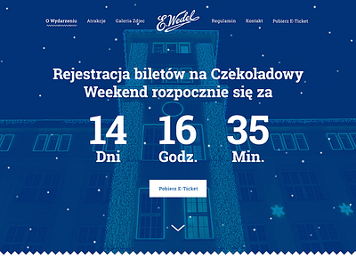 Czekoladowy Weekend/Chocolate Weekend chocolate factory counter event live poland time warsaw web wedel