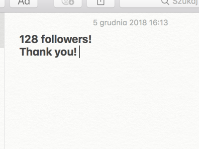 128 Dribbble Followers! followers graphic design layout typogaphy