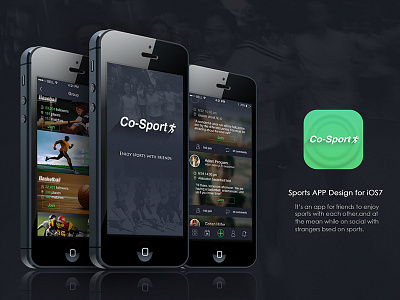 Co-sports app design