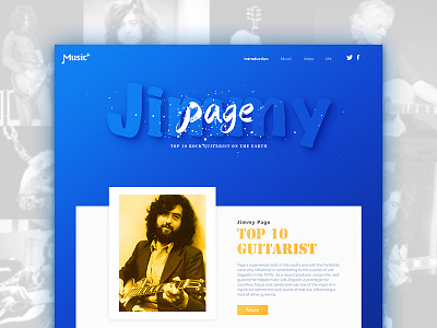 Jimmy Page ui web
