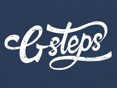 G-steps Font Design font