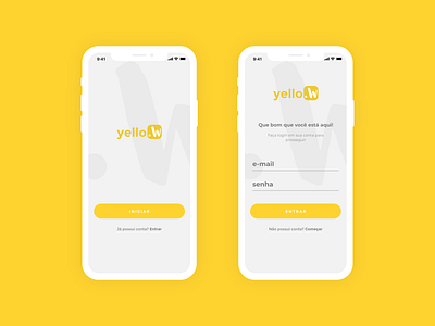 yello.w | Mental Health App - UX/UI