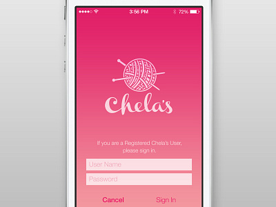 Chela's App app apple design ios7 ui